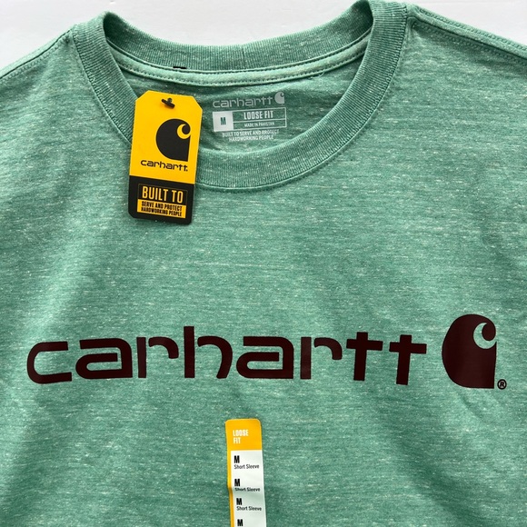 CARHARTT, GREEN, MEDIUM, LOOSE FIT, SHORT SLEEVES, T-SHIRT - Picture 7 of 12